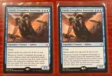 MTG Unesh, Criosphinx Sovereign 1x 052/199 Mythic Rare Blue HOU Played 1x Card picture