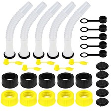 5 SETS  Replacement Gas Can Spout fit  Blitz, Midwest ,Scepter, Briggs&Stratton picture