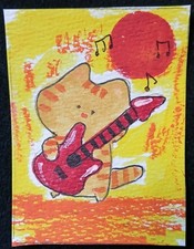 Aceo Original Mixed Media Art Card picture
