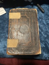 1853 Holy Bible The Original Tongues American Bible Society~Family Record 180  picture