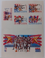 1991-92 Skybox USA BASKETBALL Mark And See sheet, Michael Jordan Dream Team card picture