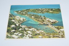 1983 Bermuda Flatts Inlet Postcard 30c Fitted Dinghy Stamp Posted 6x4 picture