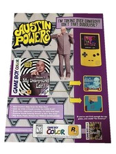 Austin Powers Game Boy Color Print Ad Poster picture