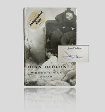 Joan Didion *SIGNED* / WHERE I WAS FROM 1st Edition (2003) Hardcover picture
