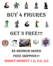 Disney Infinity 1.0 2.0 3.0 - Pick Your Figures Buy 4 Get 3 Free - $8 Min. Order picture
