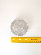 Vintage Mid Century Modern Clear Glass Flower Frog 4.25