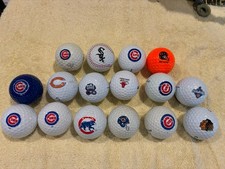Assorted Chicago Teams Logo Golf Balls - Cubs Bears Bulls Hawks White Sox picture