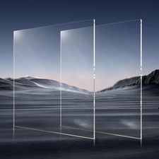 Uimoso 2-Pack Plexiglass Acrylic Sheets 24 x 36 in Plastic Sheets 1/4 Inch Thick picture