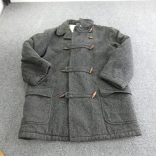 Vtg Hercules Coat Mens XL Gray Wool Hooded Parka Toggle Fieldmaster Sears picture
