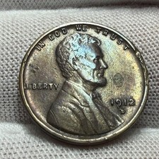 1912-D Semi-Key Date Lincoln Wheat Cent Penny receive coin pictured #6337 picture