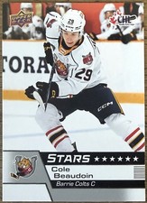 Cole Beaudoin Rookie 2025-26 Upper Deck CHL Stars #319  (RC) New York Rangers picture