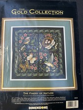 Dimensions Gold 3824 Finery of Nature Counted Cross Stitch Kit 1996 Complete picture