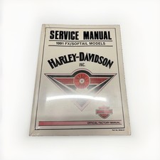 1991 Harley-Davidson FX/Softail Models Original Service Manual SEALED, 99482-91 picture