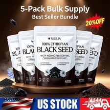 5X Resilia Ethiopian Black Seed Oil 1000MG Softgels 60 Counts Organic Natural picture