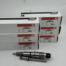 6X Cummins Fuel Injectors 5263308 5263308PX 5263308RX QSL 8.9L (Zero Core) picture