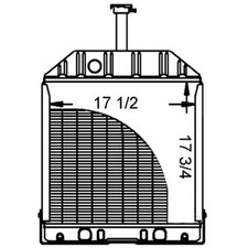 219860 Northern Radiator Fits Ford/New Holland MODELS 550, 555, 555A, 555B picture