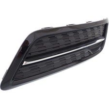 For 2014-2016 Acura MDX Black and Chrome Fog Light Cover  Front Passenger Side picture