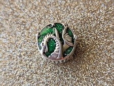 Authentic Pandora Maleficent Silver Double Sided Charm picture