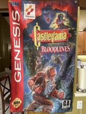 Castlevania Bloodlines 5ft Flag Sega Genesis 1994 Banner Poster Konami picture