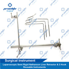 Laparoscopic Semi Rigid Nathanson Liver Retractor & 3 Hook Reusable Instruments picture