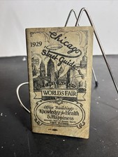 Chicago 1929 World’s Fair Baseball Schedule & Street Guide Health And Knowledge picture