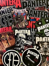 Pantera Sticker  Pack - Heavy Metal Sticker Pack , Vulgar Display Of Power picture