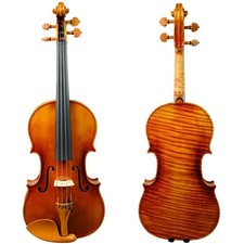 4/4 Strad 1715 Professional Violin Outfit Italian Spruce One-Piece Flamed Maple picture