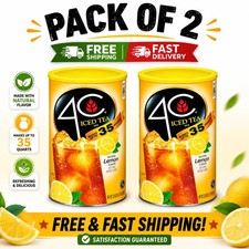 (2 pack) 4C Lemon Iced Tea Mix, 82.6oz picture