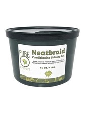 Pure Neatbraid Conditioning Shining Gel 3 64 oz Megahold Shine All Hair Types picture