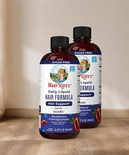 2 Pack Mary Ruth's Liquid Hair Growth Formula Blueberry Pomegranate Biotin US picture