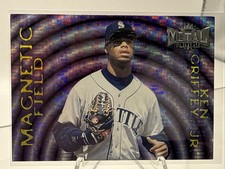 1997 Skybox Metal Universe Magnetic Field Insert Ken Griffey Jr #4 Mariners picture
