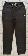 Vuori black cotton fleece seaside sweatpants v4007 pants M mens NEW picture