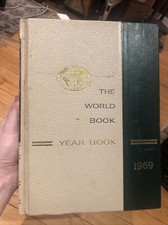 VTG 1969-1980 THE WORLD BOOK YEAR BOOK SET Of 12 Volumes Hardcover ENCYCLOPEDIA picture