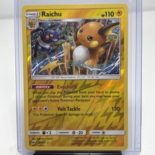 Raichu Rev Reverse Holo SM Burning Shadows Pokemon NM 41/147 Sun & Moon picture