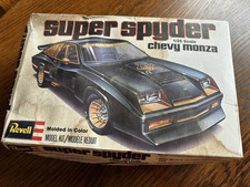 Revell Super Spyder Chevy Monza Model Car Kit H-1346 1/25 1978 Builder Read picture