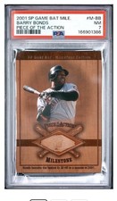 🔥 2001 SP Game Bat MILESTONE – BARRY BONDS – PSA 7 🔥 picture