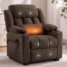 Electric Reclining Chair Oversized Power Recliner Chair with Heat &Massage Adult picture