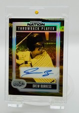 2026 Baseball Nation Drew Burress Gold Foil Auto /25 Athletics Elite Prospect SP picture