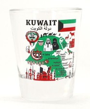 Kuwait Landmarks and Icons Collage Shot Glass picture