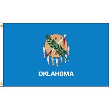 Annin Flagmakers 144380 Oklahoma Flag, 5X8 Ft, Nylon picture