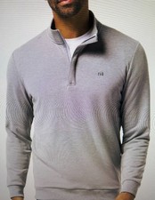 Travis Mathew  The Cloud  2.0 Quarter Zip, Heather Grey, Men's XLarge, NEW 2026 picture