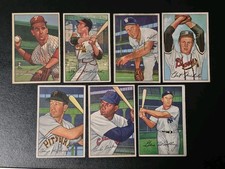 1952 Bowman Baseball Lot 7 Cards Vg-Ex #35,28,135,120,108,95,177 Nice Vintage picture
