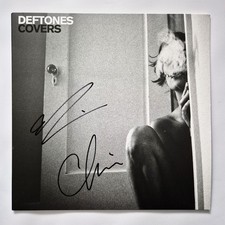 DEFTONES Covers LP vinyl SIGNED by 2 original AUTOGRAPHS Racc COA picture