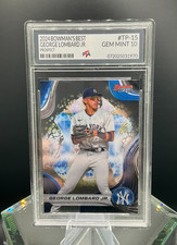 2024 Bowman's Best Top Prospect George Lombard Yankees ~ GEM MINT PTA 10🔥 picture
