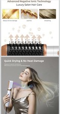 5 in 1 Hot Air Styler- Blowout Brush Hair Dryer Set for Salon Blowouts, Purple picture