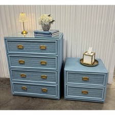 Coastal Chic Rattan Wicker Dresser picture