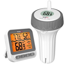 TempPro Waterproof Wireless Pool Thermometer Easy Read Digital Pool FloatingPond picture