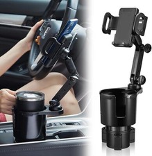 Car Cup Holder Phone Mount Universal Auto Cell Phone Stand with Drink Expand picture