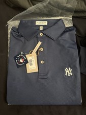 Peter Millar Summer Comfort Yankees Polo Mens Sizes L/XL Available picture