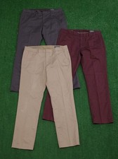 Lot Of 3 Bonobos Weekday Warrior Dress Pants Mens Size 33x30 Wednesday Friday picture